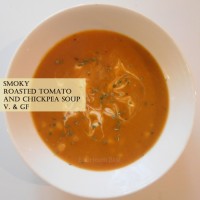 Smoky Roasted Tomato & Chickpea Soup [Vegan & Gluten Free]